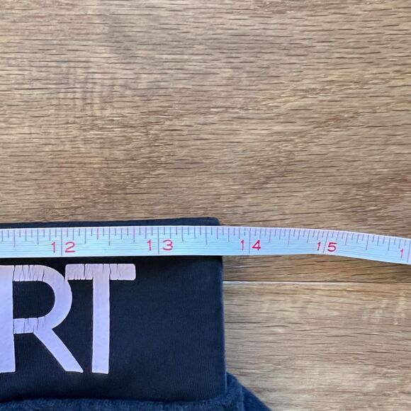 Victoria Sport Victoria's Secret Sweat Shorts Size XS Black/Pink Spell Out - Picture 8 of 10